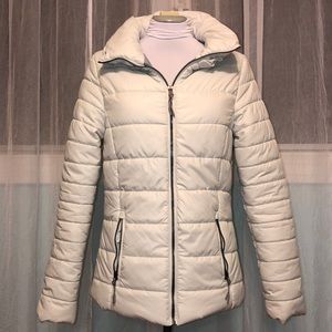 Women's White Puffer Jacket